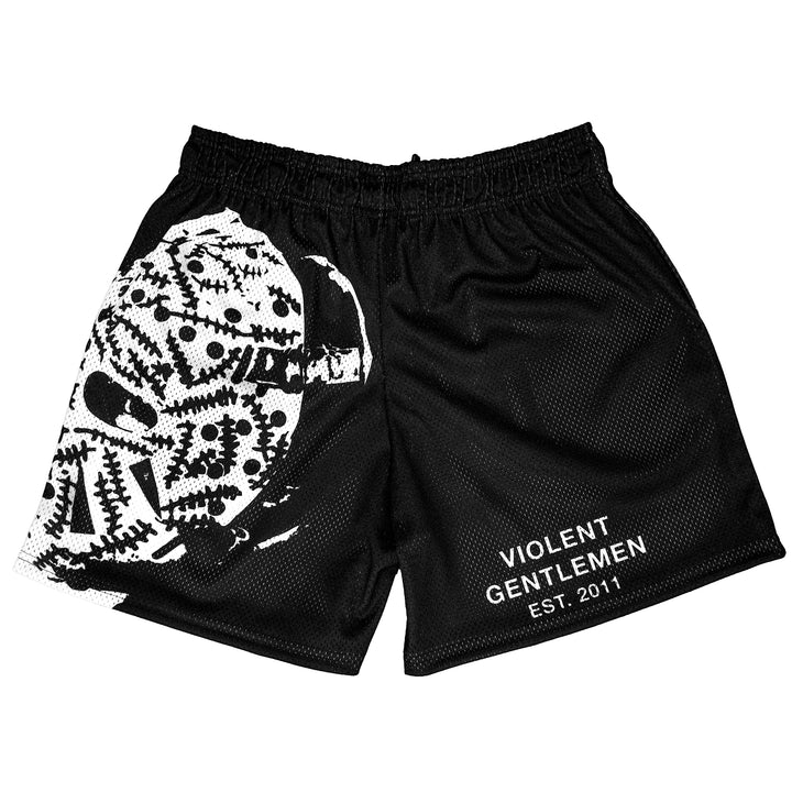 Hockey Locked In Mesh Shorts - - Men's Shorts - Violent Gentlemen Hockey Lifestyle | Built by Fans for Fans | Perfect Gift for hockey fan or hockey players that live in the hockey culture