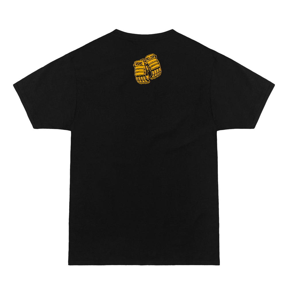 Hockey 8-Bit Premium Tee - - Men's T-Shirts - Violent Gentlemen Hockey Lifestyle | Built by Fans for Fans | Perfect Gift for hockey fan or hockey players that live in the hockey culture