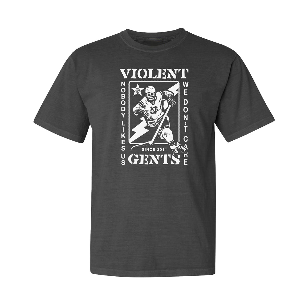Hockey Banger Vintage Tee - - Men's T-Shirts - Violent Gentlemen Hockey Lifestyle | Built by Fans for Fans | Perfect Gift for hockey fan or hockey players that live in the hockey culture