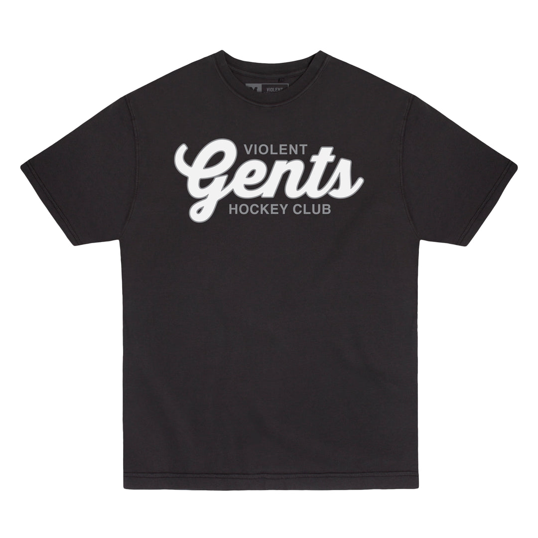 Hockey Ivy Garment Dye Tee - - Men's T-Shirts - Violent Gentlemen Hockey Lifestyle | Built by Fans for Fans | Perfect Gift for hockey fan or hockey players that live in the hockey culture