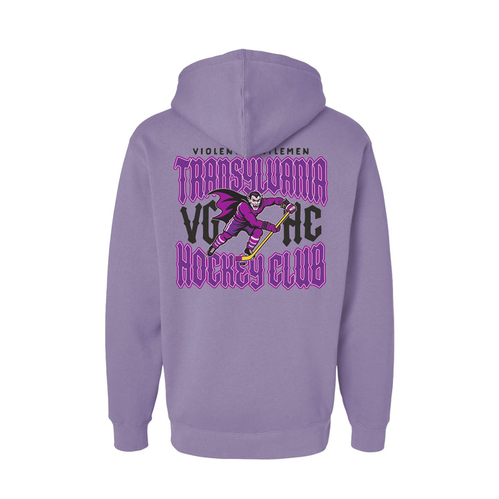 Hockey Transylvania HC Pullover Hood - - Men's Fleece Tops - Violent Gentlemen Hockey Lifestyle | Built by Fans for Fans | Perfect Gift for hockey fan or hockey players that live in the hockey culture