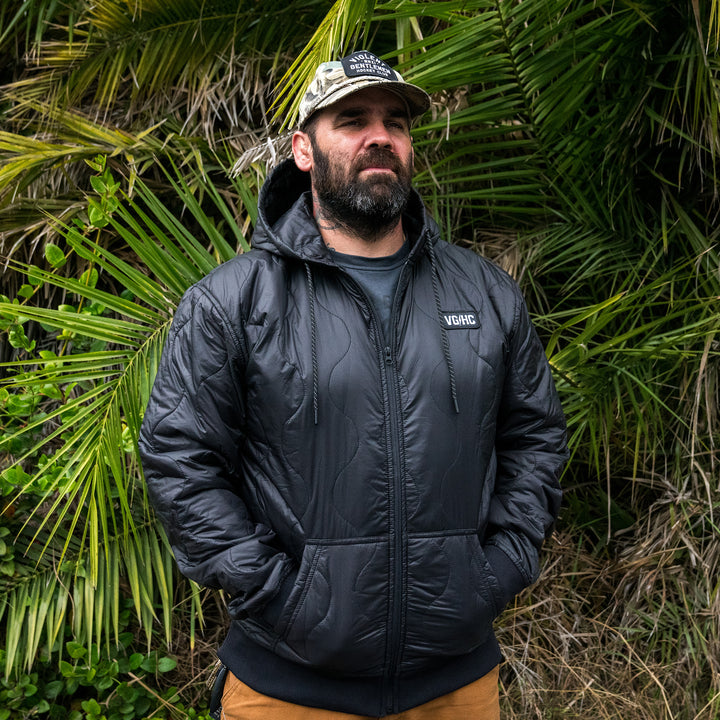 Hockey Explorer Quilted Puffy Jacket - - Men's Jackets - Violent Gentlemen Hockey Lifestyle | Built by Fans for Fans | Perfect Gift for hockey fan or hockey players that live in the hockey culture