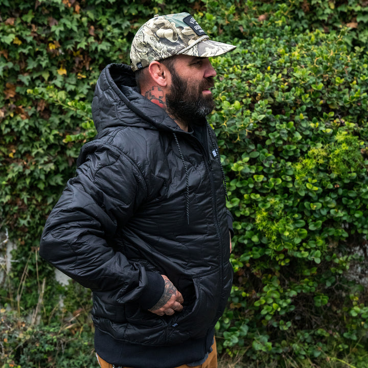 Hockey Explorer Quilted Puffy Jacket - - Men's Jackets - Violent Gentlemen Hockey Lifestyle | Built by Fans for Fans | Perfect Gift for hockey fan or hockey players that live in the hockey culture