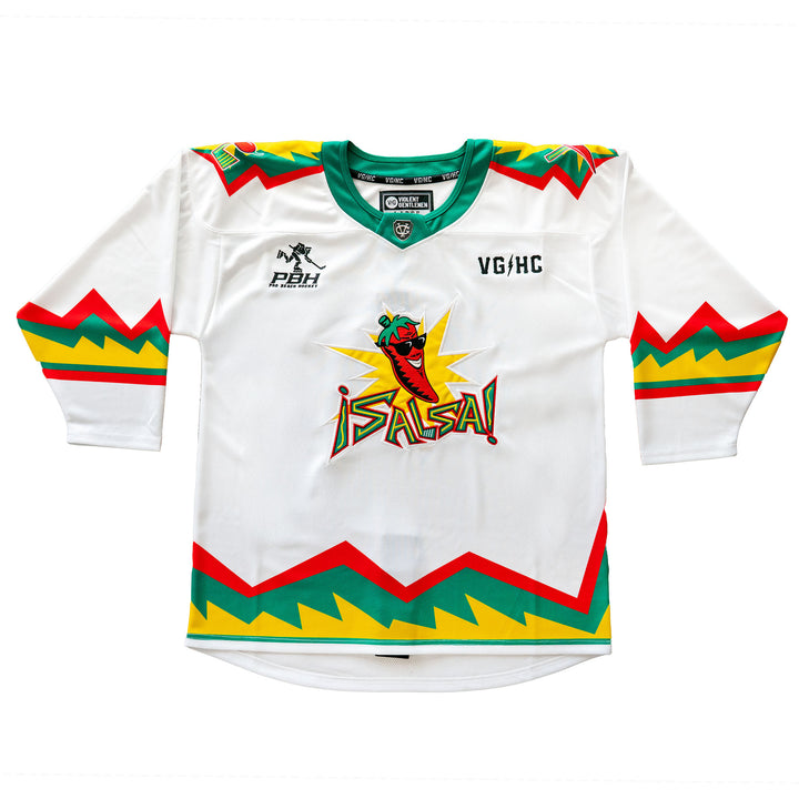 Hockey Salsa Away PBH Jersey - - Jerseys - Violent Gentlemen Hockey Lifestyle | Built by Fans for Fans | Perfect Gift for hockey fan or hockey players that live in the hockey culture