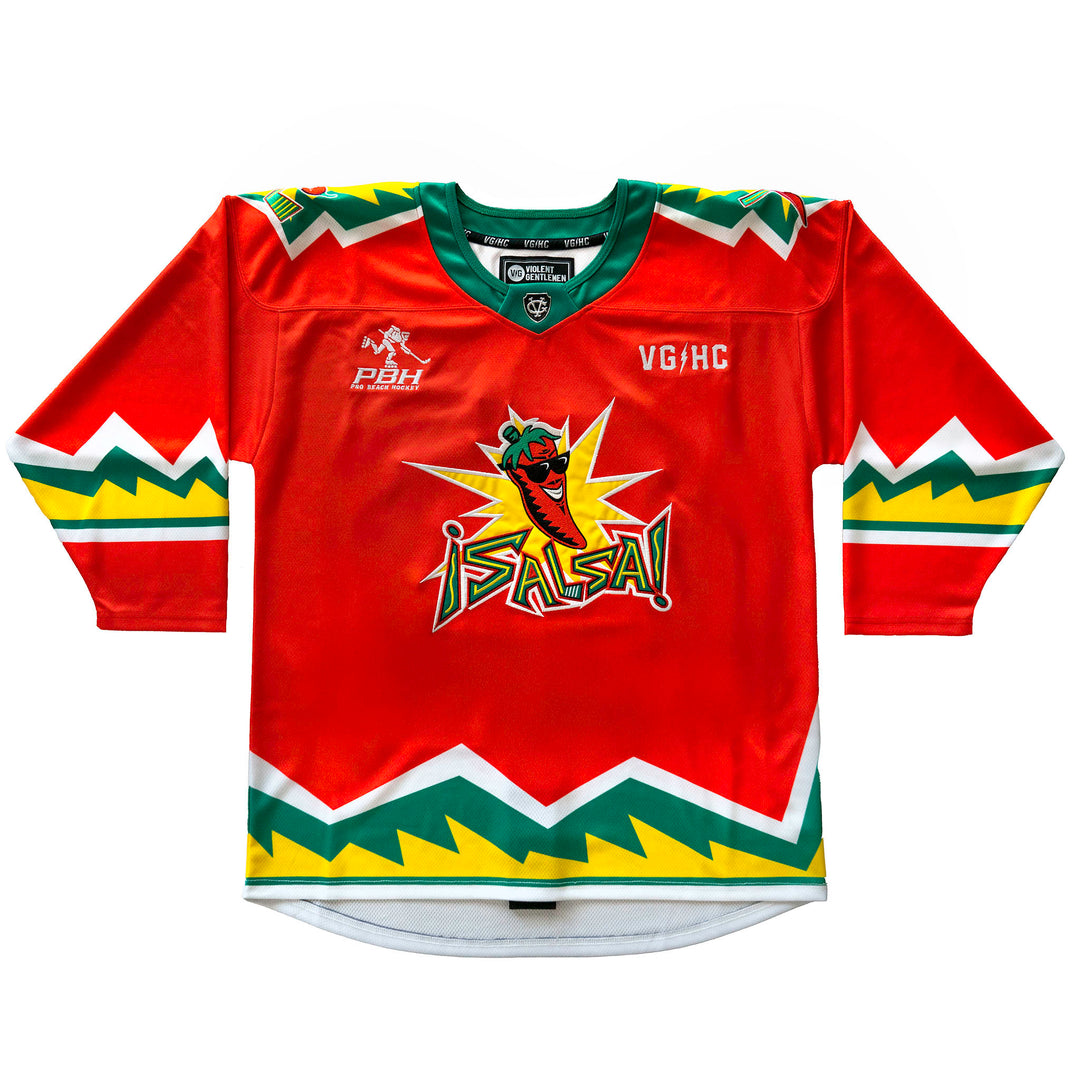 Hockey Salsa Home PBH Jersey - - Jerseys - Violent Gentlemen Hockey Lifestyle | Built by Fans for Fans | Perfect Gift for hockey fan or hockey players that live in the hockey culture