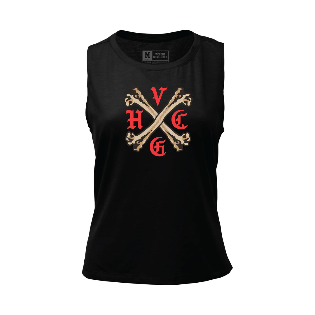 Femur Womens Athletic Sleeveless Tee - - Women's Tank Tops - Violent Gentlemen