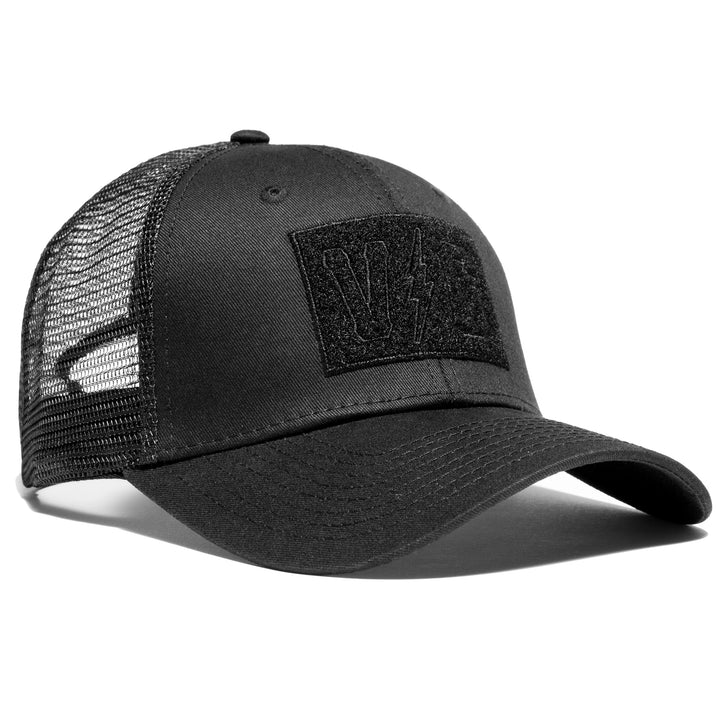 Hockey Bolts Tactical Trucker - - Hats - Violent Gentlemen Hockey Lifestyle | Built by Fans for Fans | Perfect Gift for hockey fan or hockey players that live in the hockey culture