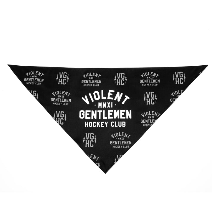 Hockey Loyalty Pet Bandana - - Accessories - Violent Gentlemen Hockey Lifestyle | Built by Fans for Fans | Perfect Gift for hockey fan or hockey players that live in the hockey culture