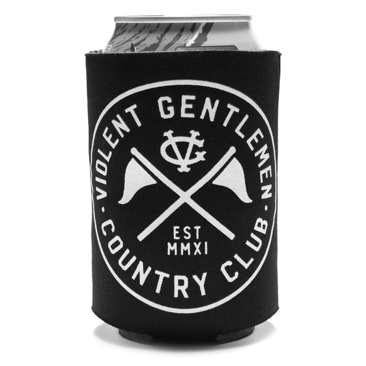 Hockey Country Club Coozie - - Accessories - Violent Gentlemen Hockey Lifestyle | Built by Fans for Fans | Perfect Gift for hockey fan or hockey players that live in the hockey culture