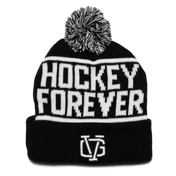 Hockey Forever Pom Beanie - - Beanies - Violent Gentlemen
