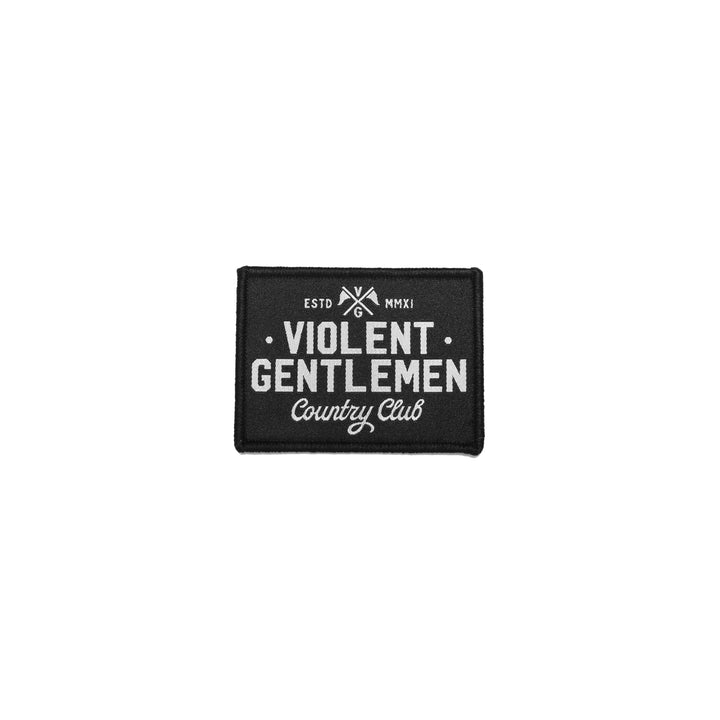 Hockey Country Club Velcro Patch - - Accessories - Violent Gentlemen Hockey Lifestyle | Built by Fans for Fans | Perfect Gift for hockey fan or hockey players that live in the hockey culture