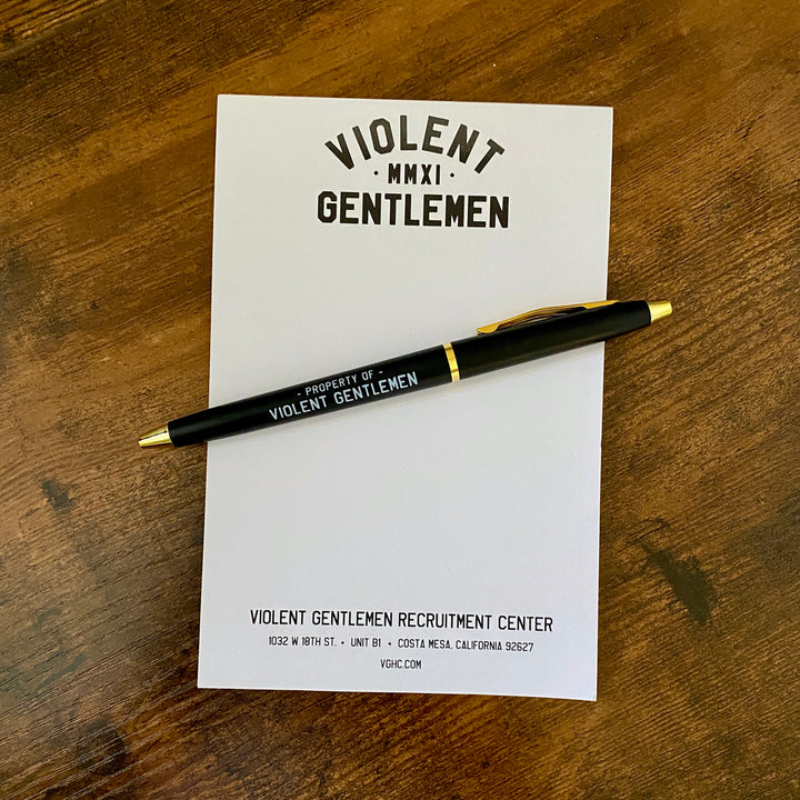 Hockey VG Note Pad Set - - Accessories - Violent Gentlemen Hockey Lifestyle | Built by Fans for Fans | Perfect Gift for hockey fan or hockey players that live in the hockey culture