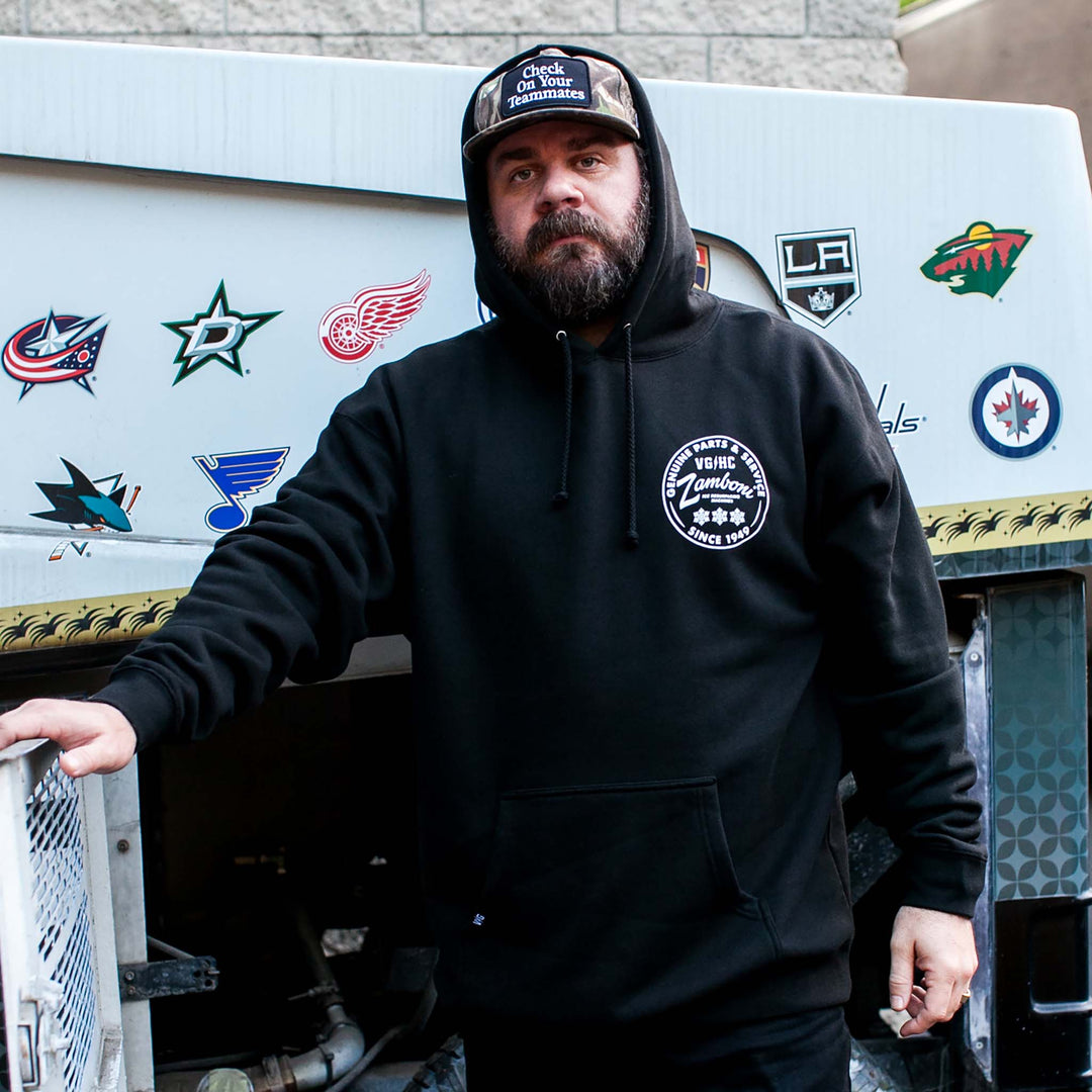 Hockey Genuine Pullover Hood - - Men's Fleece Tops - Violent Gentlemen Hockey Lifestyle | Built by Fans for Fans | Perfect Gift for hockey fan or hockey players that live in the hockey culture