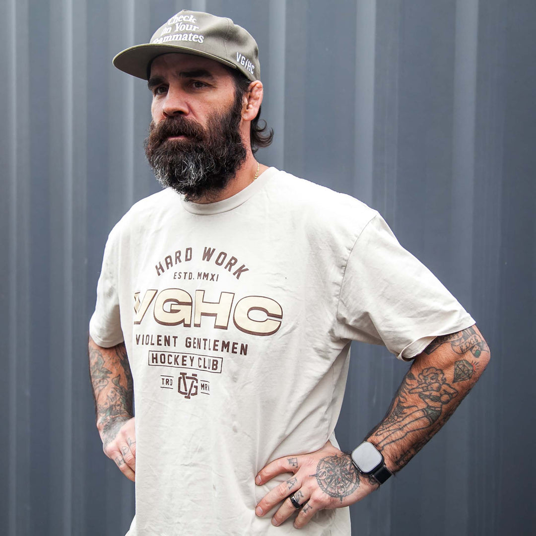 Hockey Bloodline Premium Tee - - Men's T-Shirts - Violent Gentlemen Hockey Lifestyle | Built by Fans for Fans | Perfect Gift for hockey fan or hockey players that live in the hockey culture