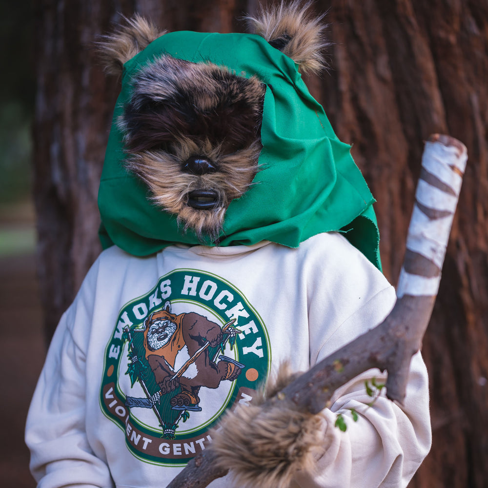Ewoks Hockey Pullover Hood - - Men's Fleece Tops - Violent Gentlemen