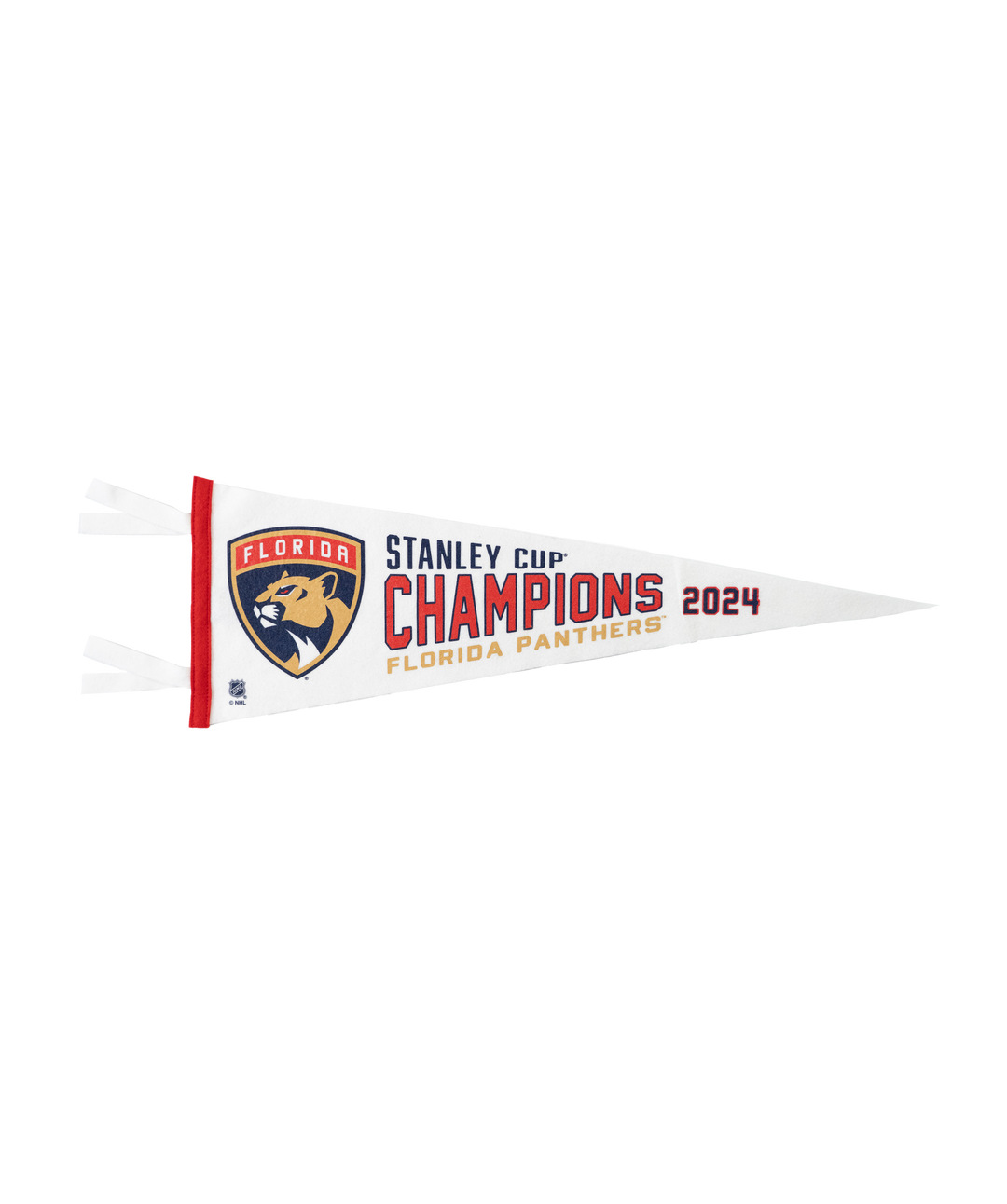 Florida Panthers Stanley Cup Champions Pennant • NHL x Oxford Pennant - - Pennant - Oxford Pennant