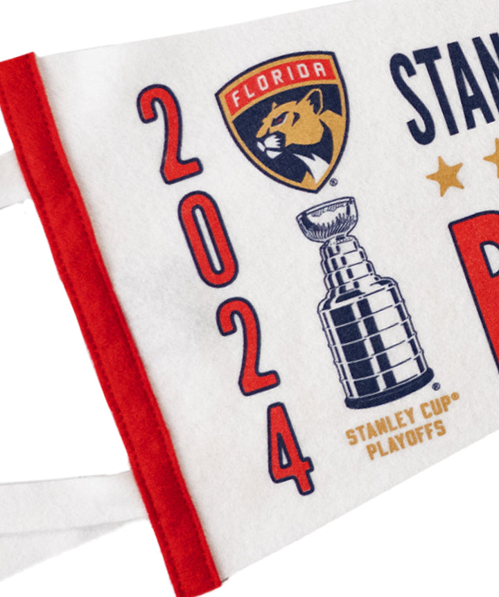 Florida Panthers 2024 Stanley Cup Champions Pennant • NHL x Oxford Pennant - - Pennant - Oxford Pennant