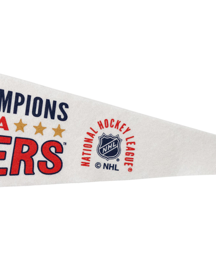 Florida Panthers 2024 Stanley Cup Champions Pennant • NHL x Oxford Pennant - - Pennant - Oxford Pennant