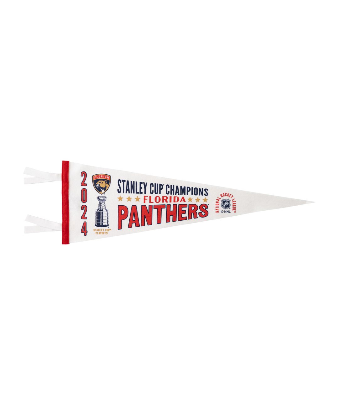 Florida Panthers 2024 Stanley Cup Champions Pennant • NHL x Oxford Pennant - - Pennant - Oxford Pennant