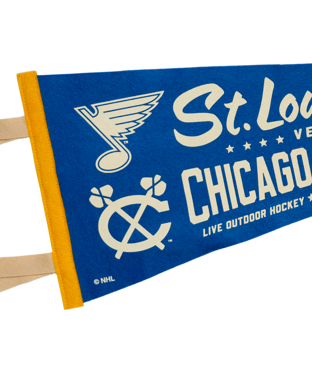 NHL Winter Classic® St Louis Blues Versus Chicago Blackhawks Pennant • NHL x Oxford Pennant - - Pennant - Oxford Pennant