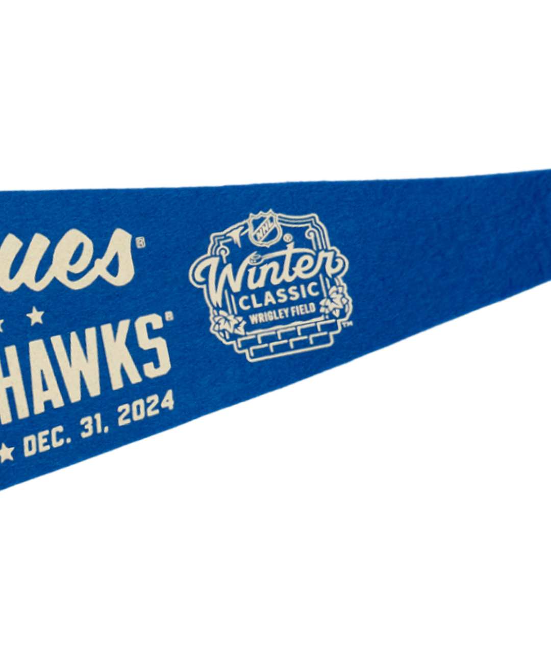 NHL Winter Classic® St Louis Blues Versus Chicago Blackhawks Pennant • NHL x Oxford Pennant - - Pennant - Oxford Pennant