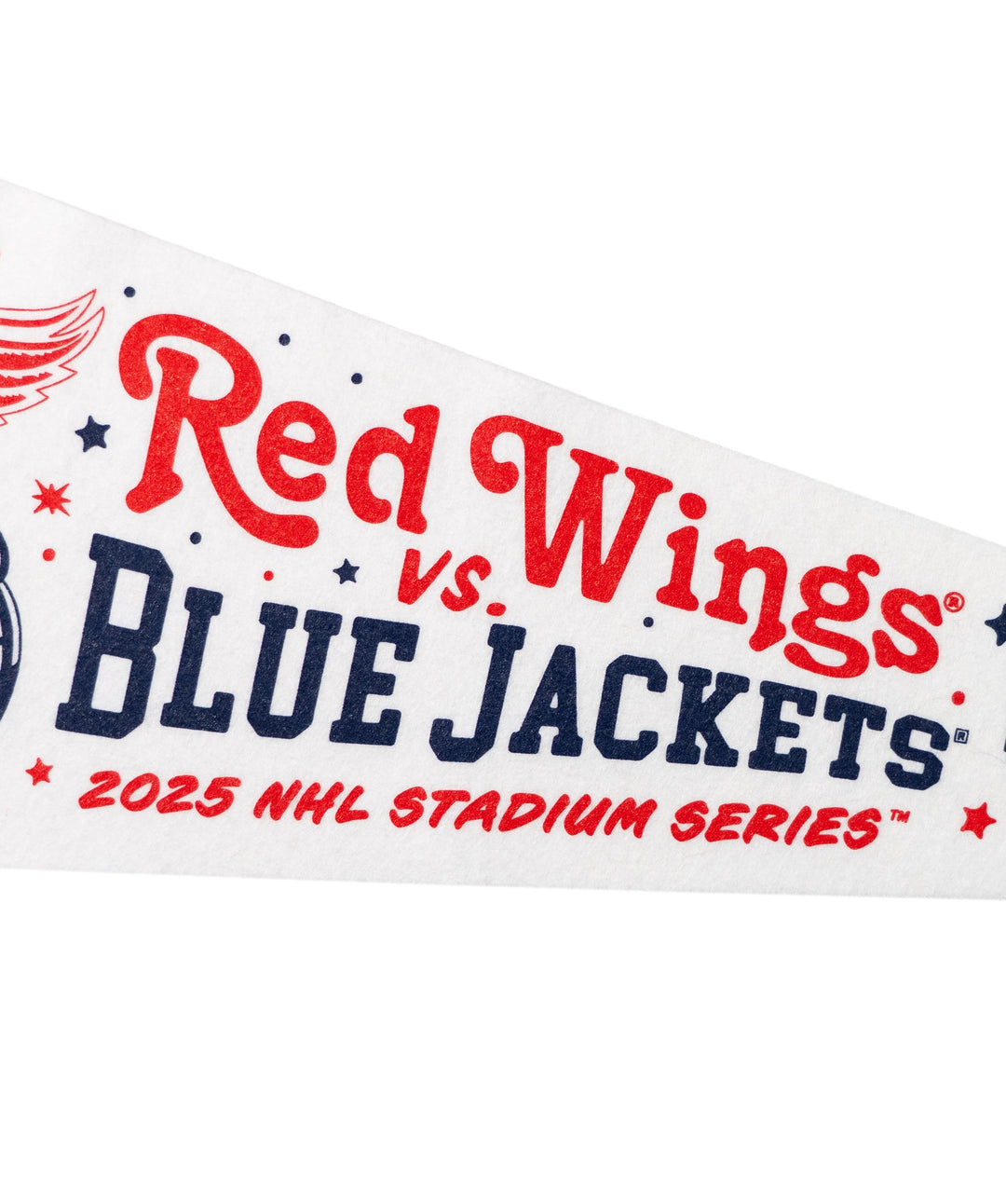 NHL Stadium Series™ Detroit Red Wings versus Columbus Blue Jackets Pennant • NHL x Oxford Pennant - - Pennant - Oxford Pennant