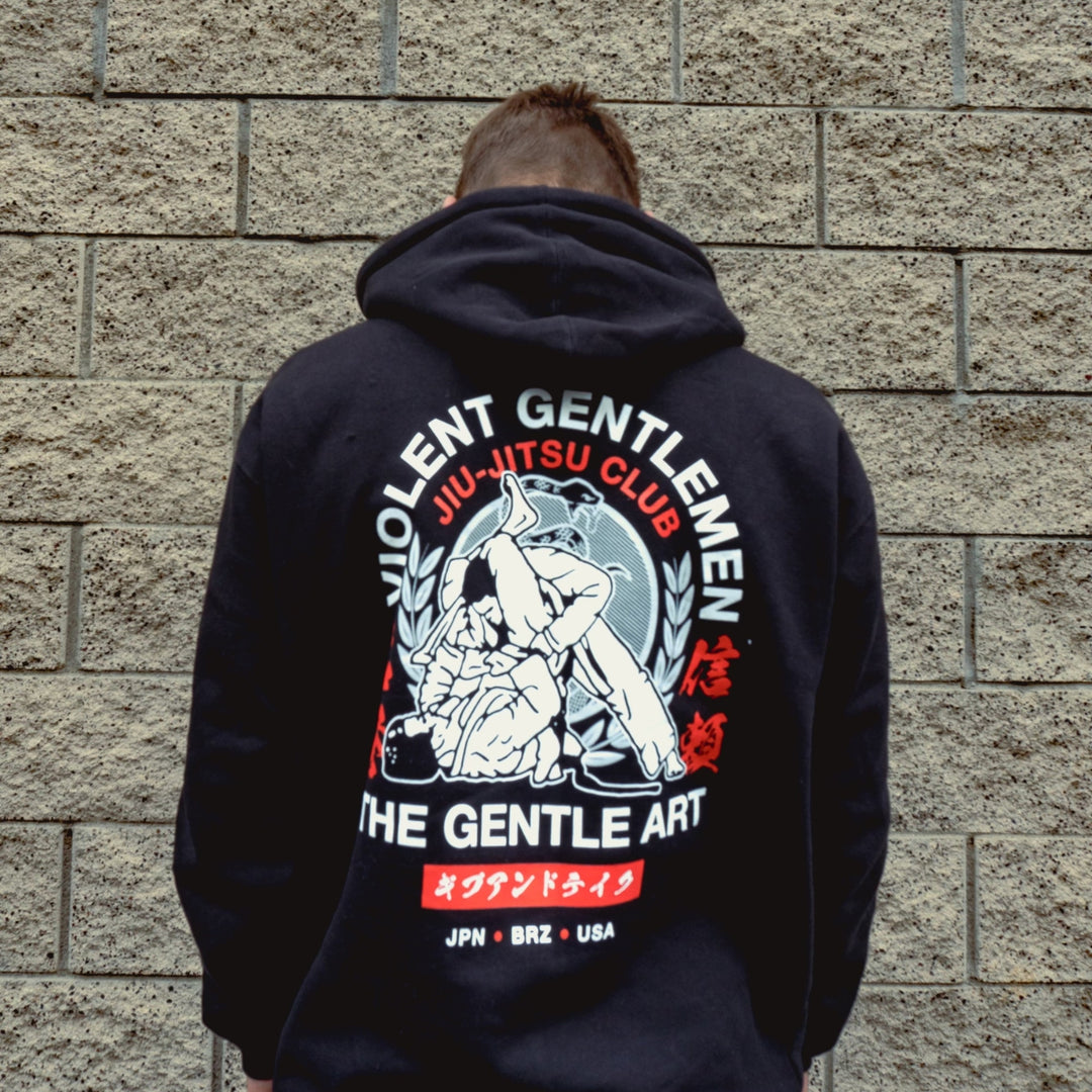 Ground Karate Pullover Hood -  - Men's Fleece Tops - Violent Gentlemen