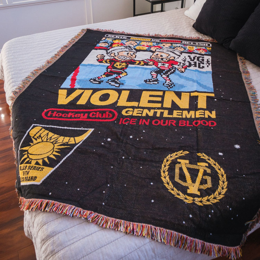 8-Bit Jacquard Blanket -  - Accessories - Violent Gentlemen