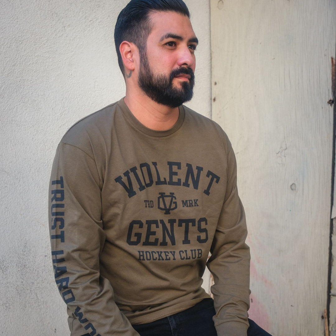 Chelios Long Sleeve Tee -  - Men's Long Sleeve T-Shirts - Violent Gentlemen