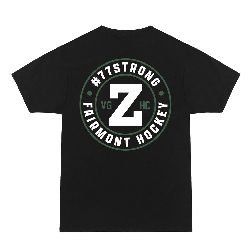 Hockey 77 Strong Premium Tee - - Men's T-Shirts - Violent Gentlemen Hockey Lifestyle | Built by Fans for Fans | Perfect Gift for hockey fan or hockey players that live in the hockey culture