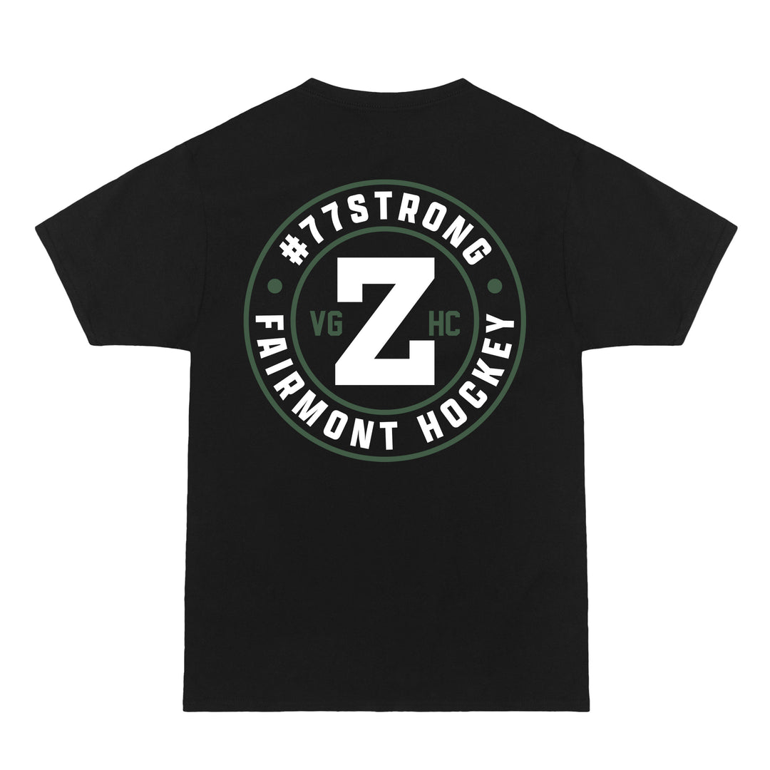 Hockey 77 Strong Premium Tee - - Men's T-Shirts - Violent Gentlemen Hockey Lifestyle | Built by Fans for Fans | Perfect Gift for hockey fan or hockey players that live in the hockey culture