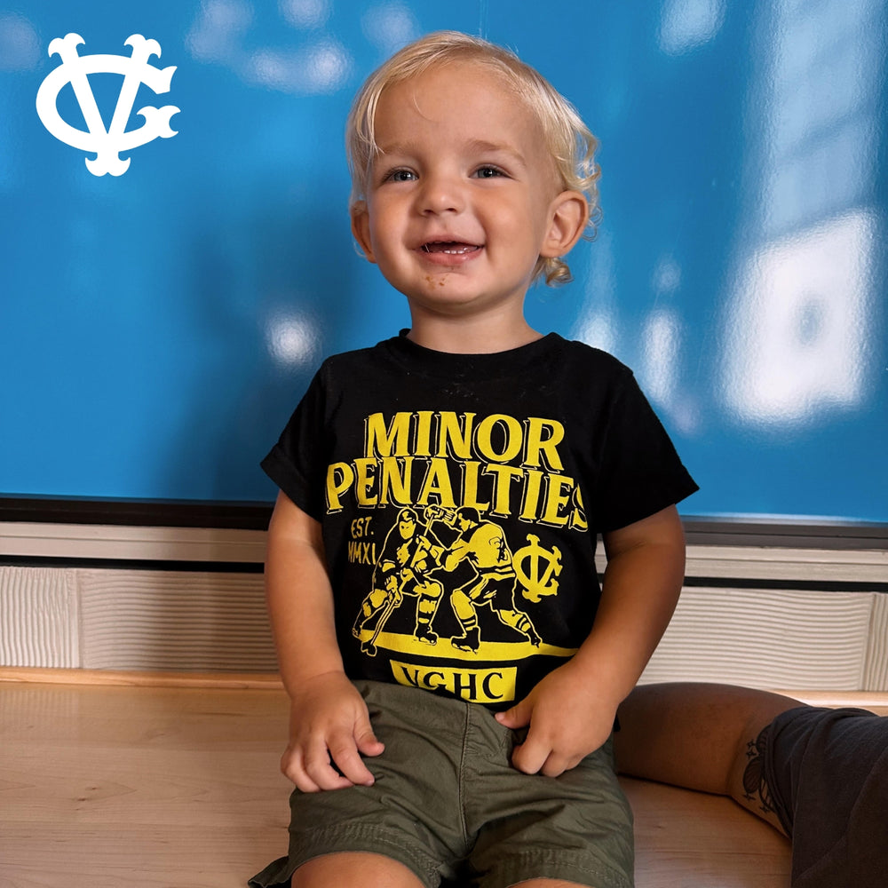 Minor Penalties Toddler Tee -  - Kid's T-Shirts - Violent Gentlemen