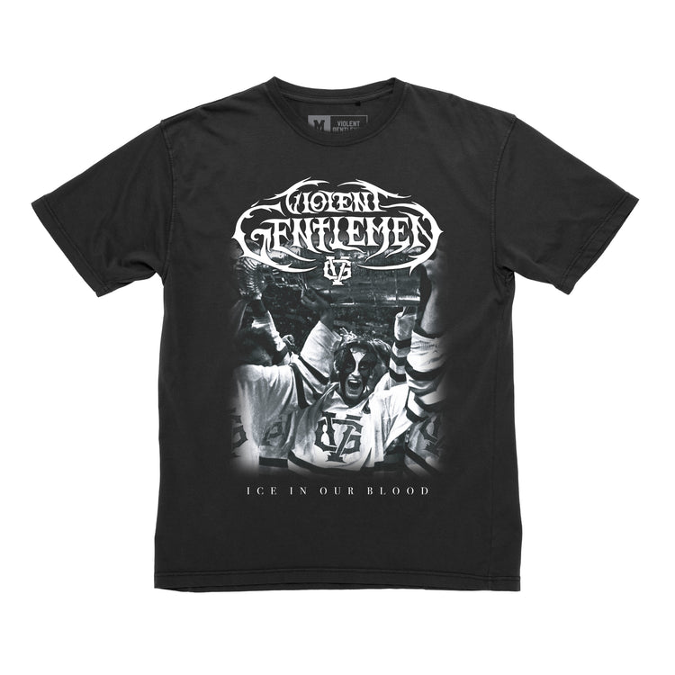Black Tornado Garment Dyed Tee -  - Men's T-Shirts - Violent Gentlemen