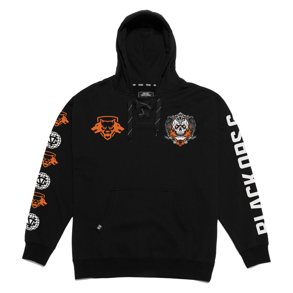 Black Ops 6 Skull Enforcer Pullover Hood - - Men's Fleece Tops - Violent Gentlemen