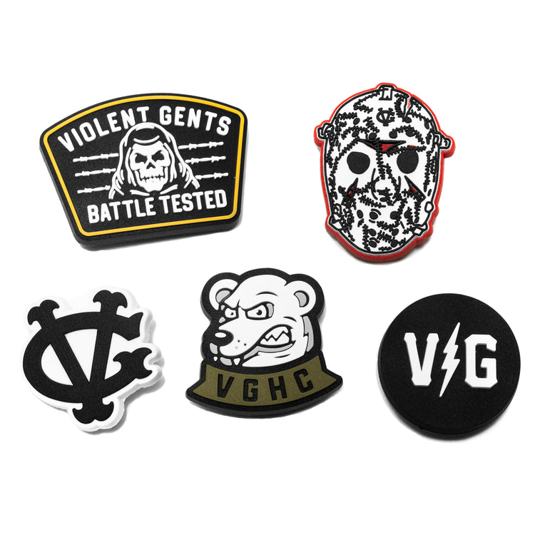 Battle Tested Shoe Charms 5-Pack -  - Accessories - Violent Gentlemen