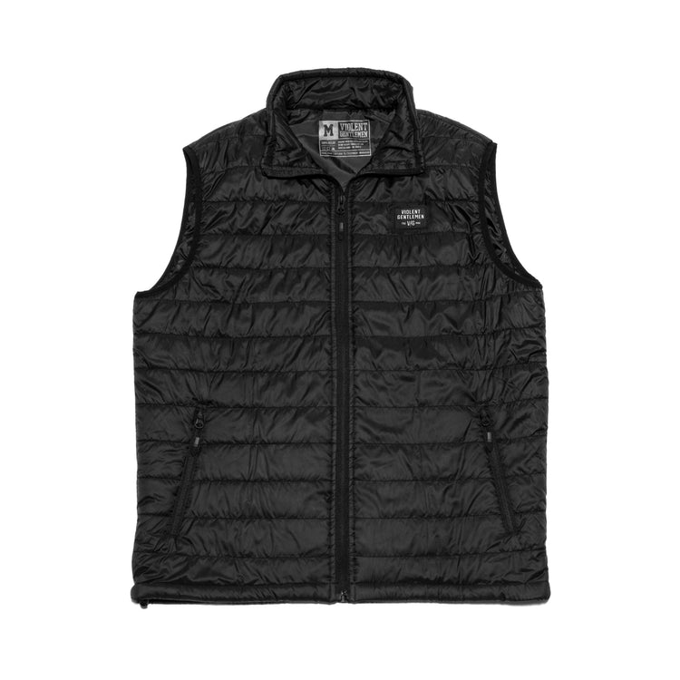 Black Label Puffy Vest -  - Men's Jackets - Violent Gentlemen