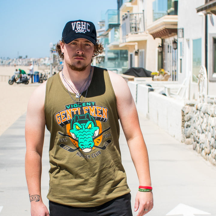 Chomp Premium Tank Top -  - Men's Tank Tops - Violent Gentlemen