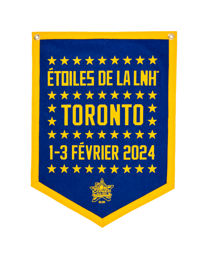 2024 NHL® All-Star French Camp Flag • NHL x Oxford Pennant - - Camp Flag - Oxford Pennant