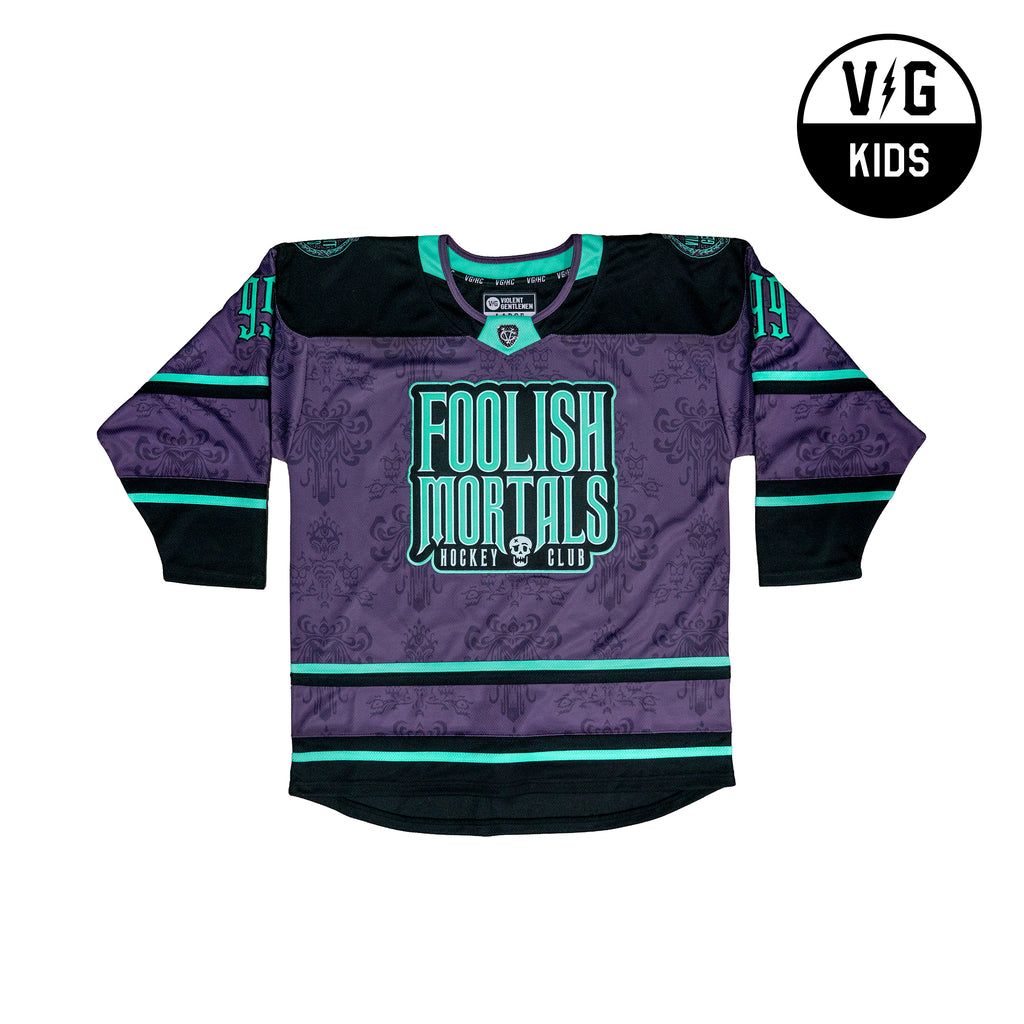 999 Haunts Kids Hockey Jersey | Violent Gentlemen