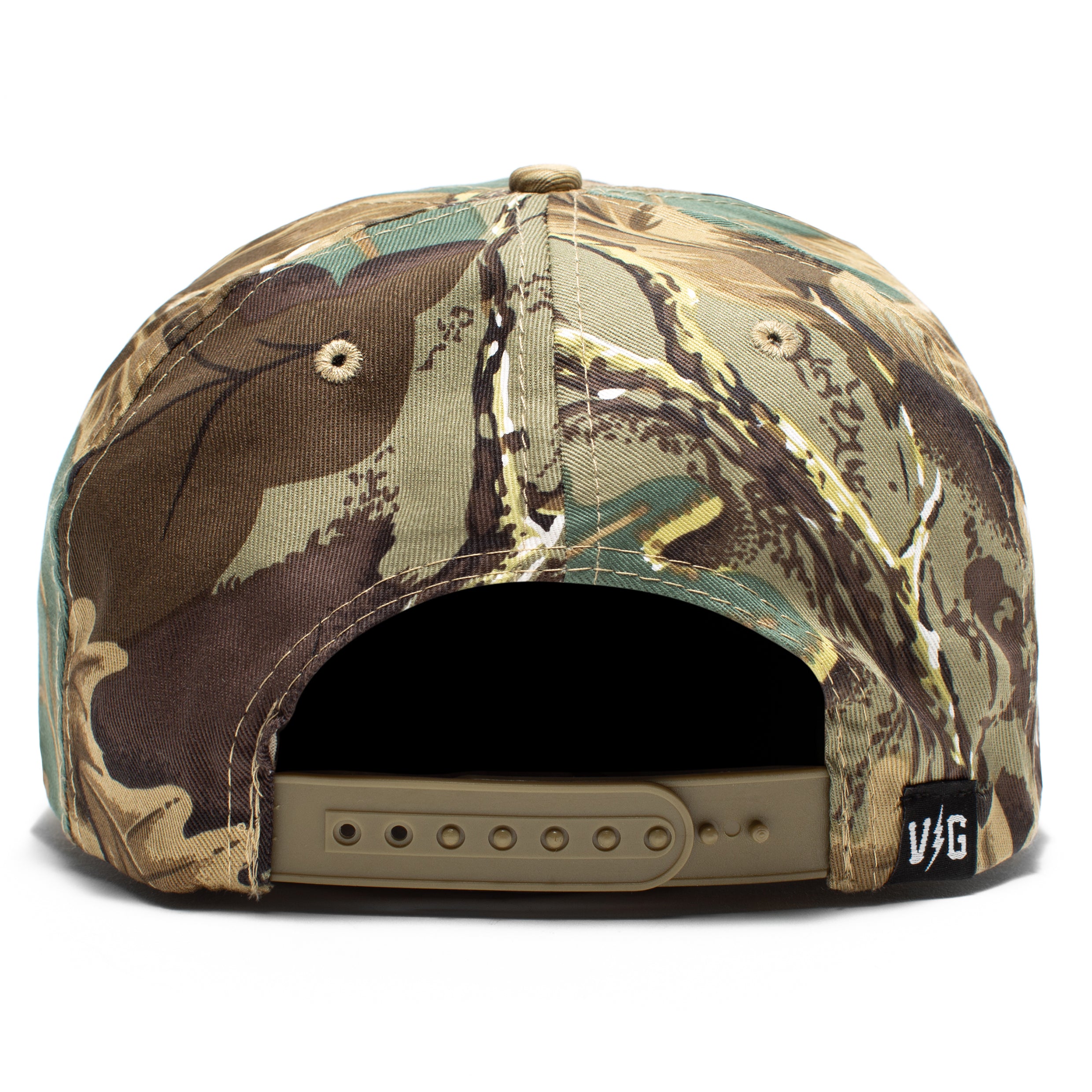 Supreme Tiger 5-Panel Tan Snap Back Cap