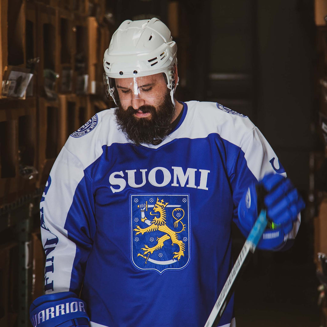 Hockey Finland 2026 Hockey Jersey - - Jerseys - Violent Gentlemen Hockey Lifestyle | Built by Fans for Fans | Perfect Gift for hockey fan or hockey players that live in the hockey culture