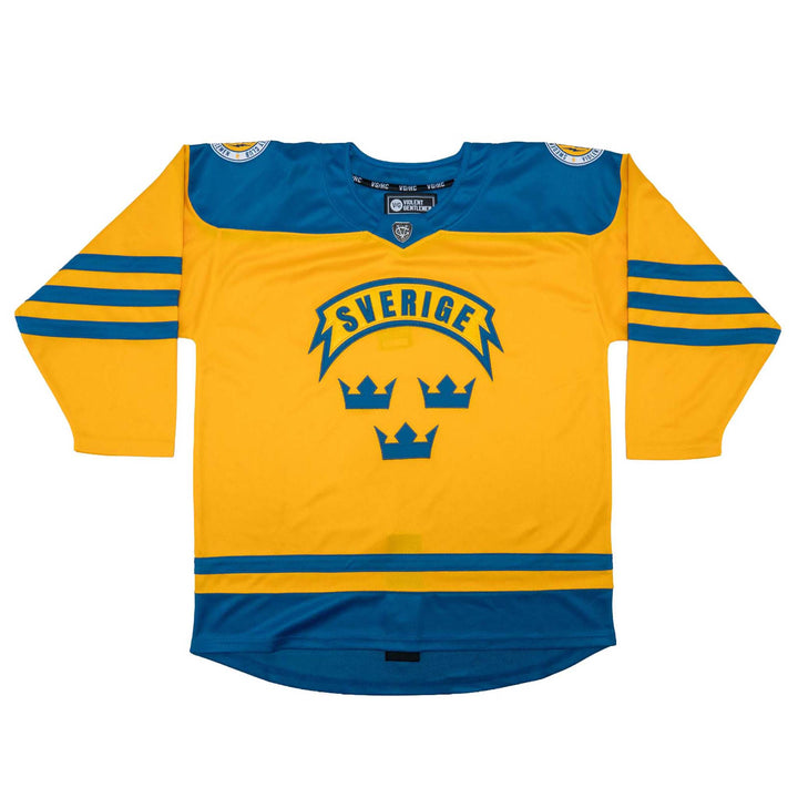 Hockey Sweden 2026 Hockey Jersey - - Jerseys - Violent Gentlemen Hockey Lifestyle | Built by Fans for Fans | Perfect Gift for hockey fan or hockey players that live in the hockey culture