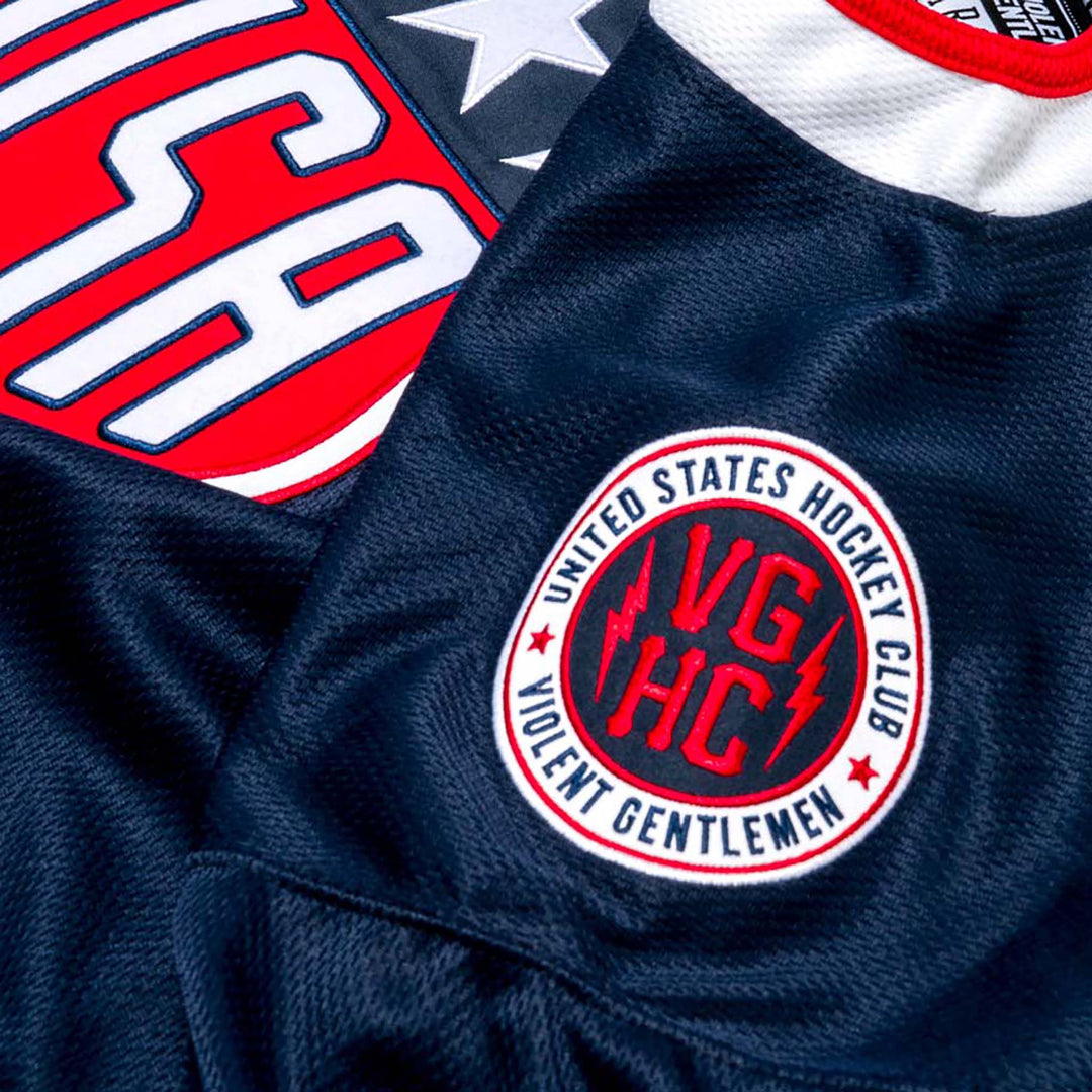 Hockey USA 2026 Hockey Jersey - - Jerseys - Violent Gentlemen Hockey Lifestyle | Built by Fans for Fans | Perfect Gift for hockey fan or hockey players that live in the hockey culture