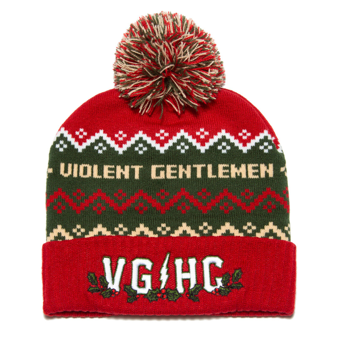 Jingle Bolts Pom Beanie -  - Beanies - Violent Gentlemen