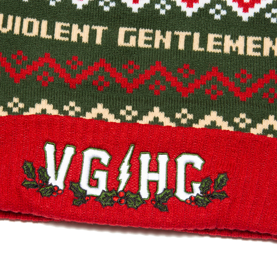 Jingle Bolts Pom Beanie -  - Beanies - Violent Gentlemen