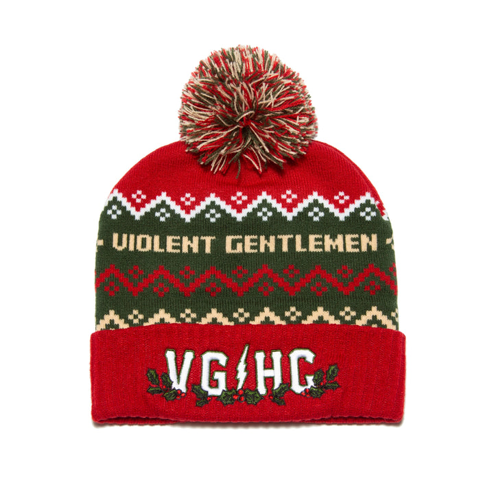 Jingle Bolts Pom Beanie -  - Beanies - Violent Gentlemen