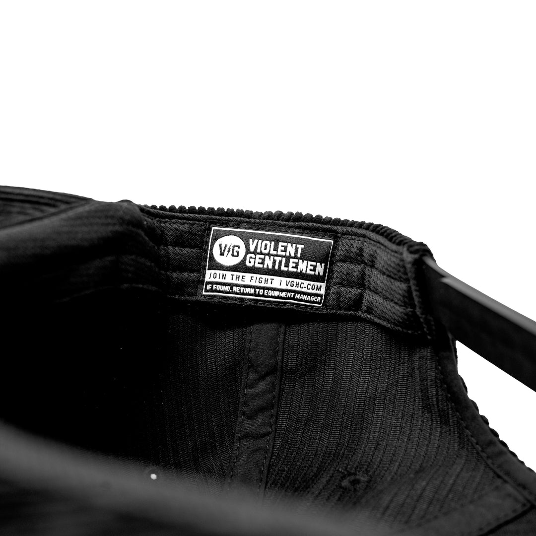Hammerhead Patch Corduroy Unstructured Hat - - Hats - Violent Gentlemen