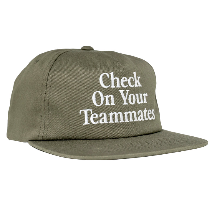 Check On Your Teammates Unstructured Hat