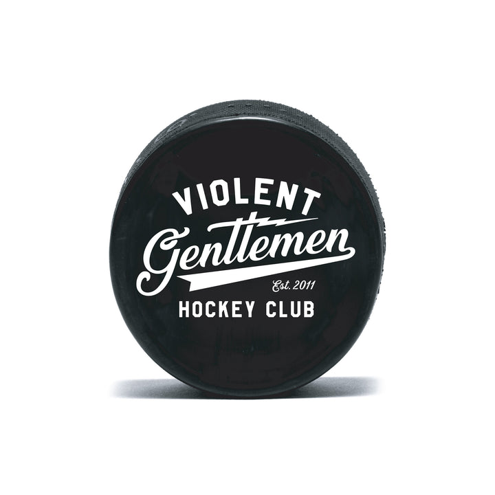 Hockey Brass Bonanza Hockey Puck - - Accessories - Violent Gentlemen Hockey Lifestyle | Built by Fans for Fans | Perfect Gift for hockey fan or hockey players that live in the hockey culture