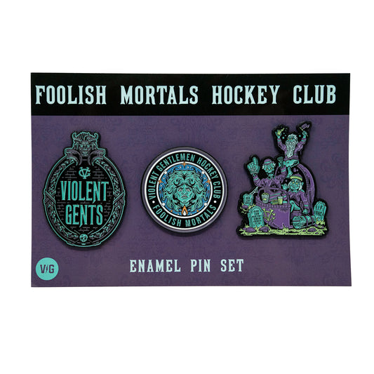 Foolish Mortals Enamel Pin Set -  - Accessories - Violent Gentlemen